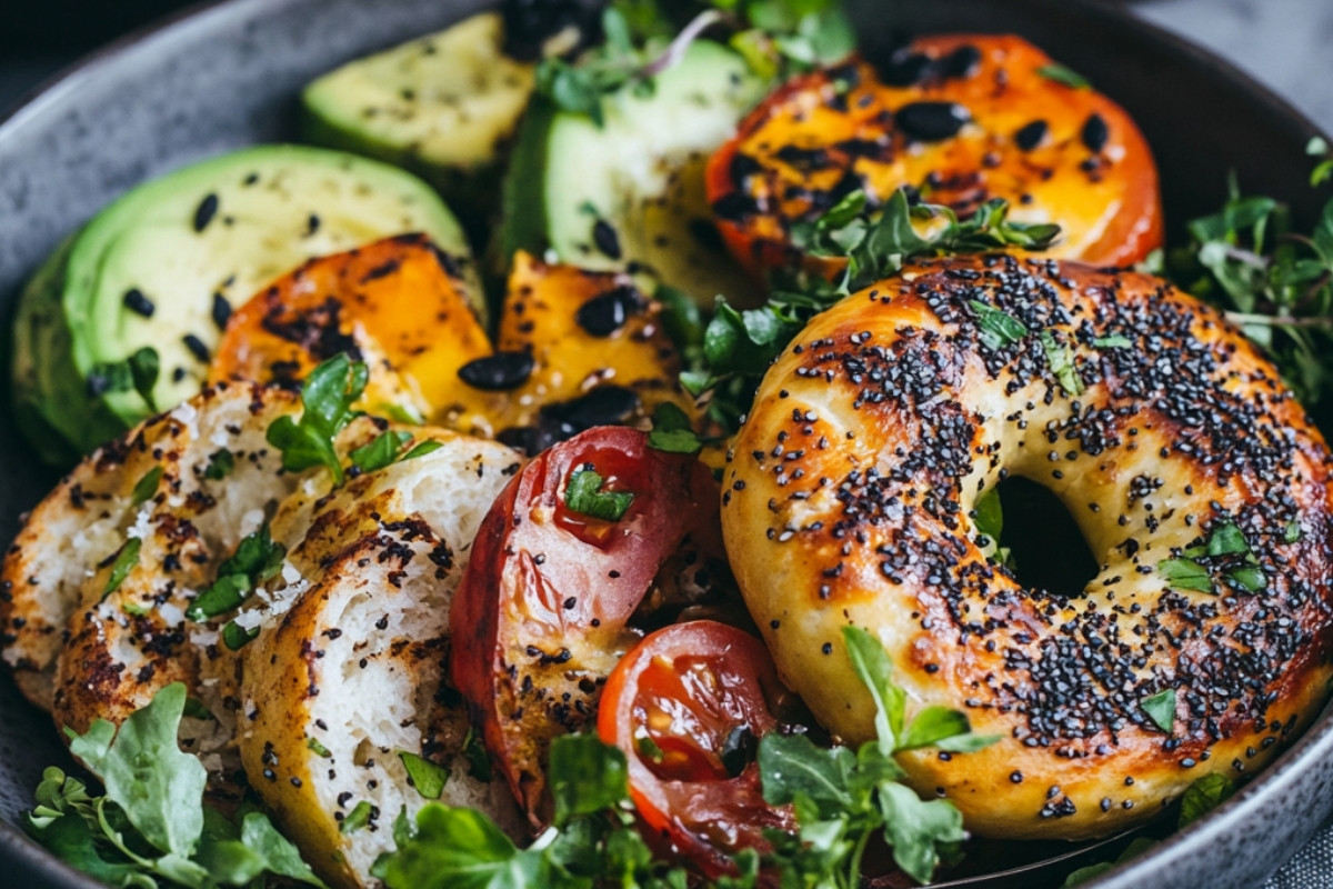 Delicious High-Protein Air Fryer Bagels Recipe