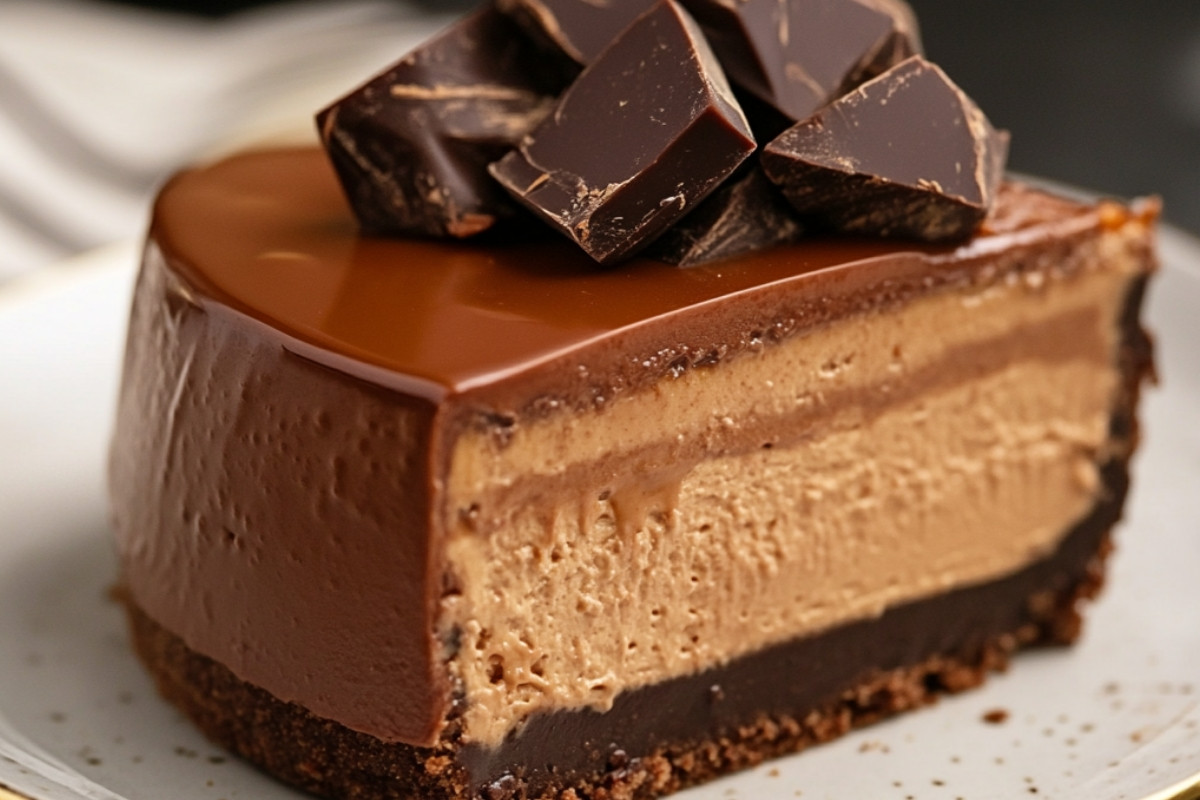 Irresistible Decadent Chocolate Caramel Cheesecake Recipe