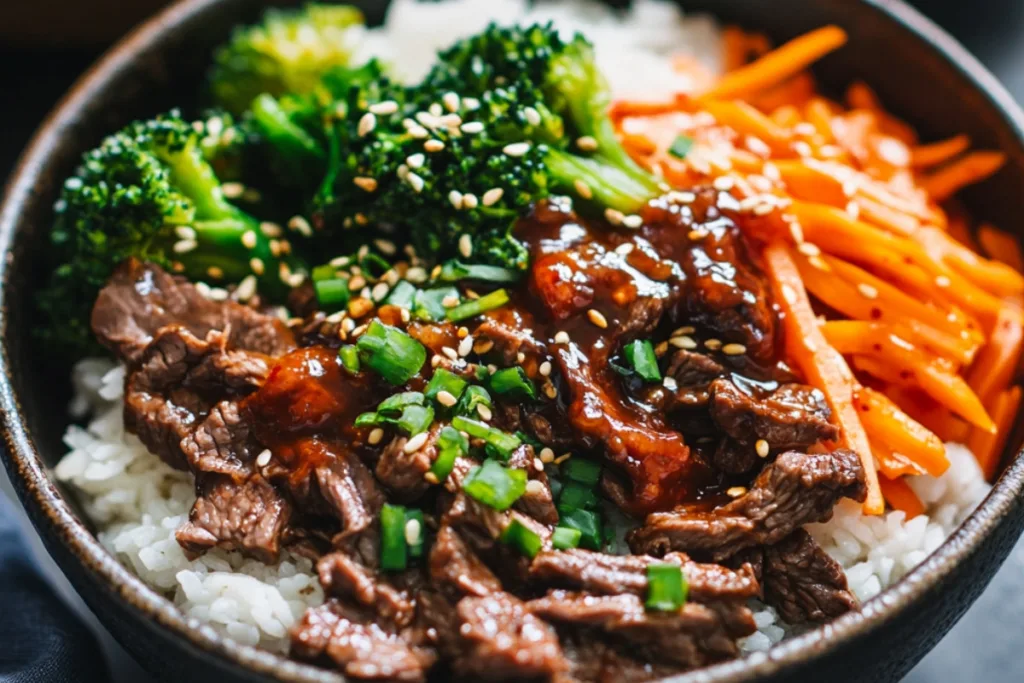 Irresistible Spicy Korean Beef Bowl Recipe